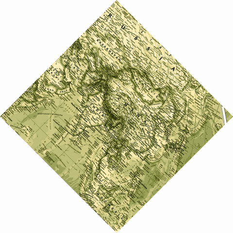 Бандана "Мапа Азії"