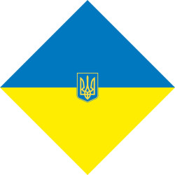 Бандана з українською символікою. Дизайн-02 Бандана з українською символікою. Дизайн-02