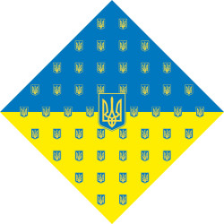 Бандана з українською символікою. Дизайн-03 Бандана з українською символікою. Дизайн-03