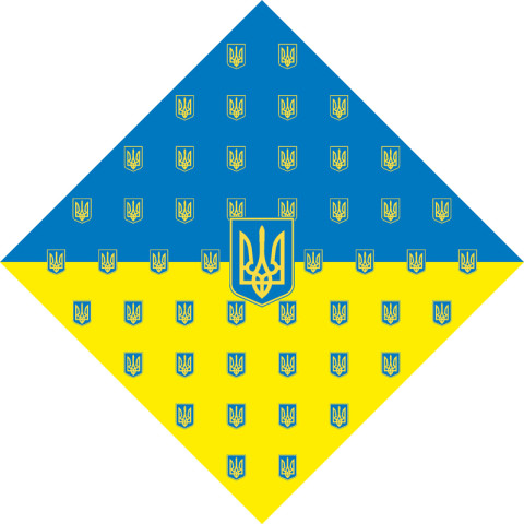 Бандана з українською символікою. Дизайн-03 Бандана з українською символікою. Дизайн-03