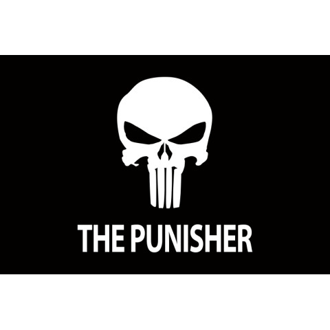 Банер, плакат Punisher (укр. Каратель). Варіант-01 Банер, плакат Punisher (укр. Каратель). Варіант-01