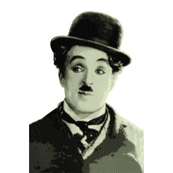 Баннер, плакат «Чарли Чаплин». Вариант-01