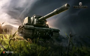 Банер, плакат, постер «World of Tanks», ІСУ-152. Варіант-01
