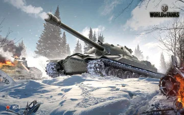 Банер, плакат, постер «World of Tanks», ІС-7