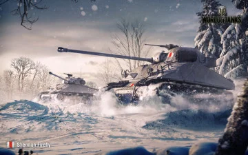 Банер, плакат, постер «World of Tanks», Sherman Firefly Банер, плакат, постер «World of Tanks», Sherman Firefly