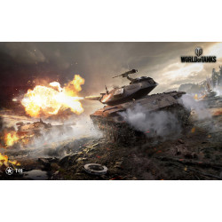 Баннер, плакат, постер «World of Tanks», T-49