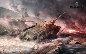 Баннер, плакат, постер «World of Tanks», СУ-100. Вариант-01 Баннер, плакат, постер «World of Tanks», СУ-100. Вариант-01