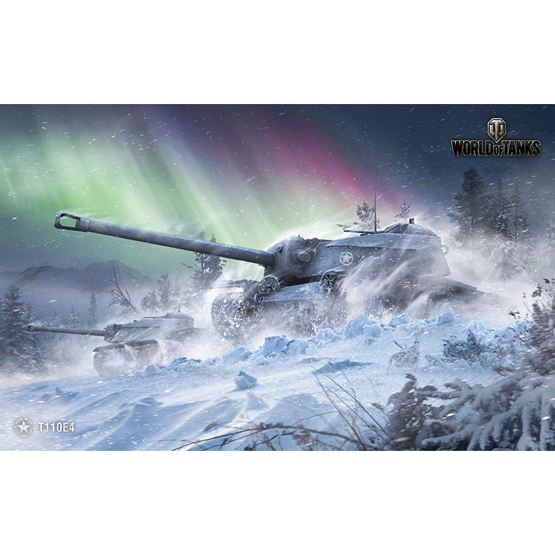 Банер, плакат, постер «World of Tanks», T110E4 Банер, плакат, постер «World of Tanks», T110E4