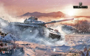 Банер, плакат, постер «World of Tanks», STB-1 Банер, плакат, постер «World of Tanks», STB-1