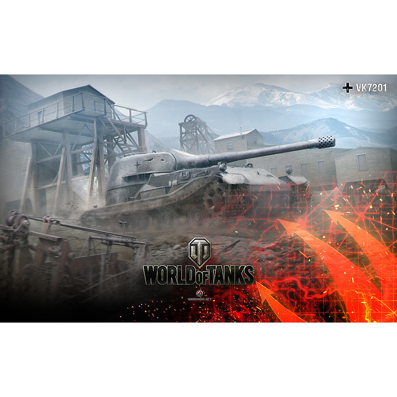 Банер, плакат, постер «World of Tanks», VK7201 Банер, плакат, постер «World of Tanks», VK7201