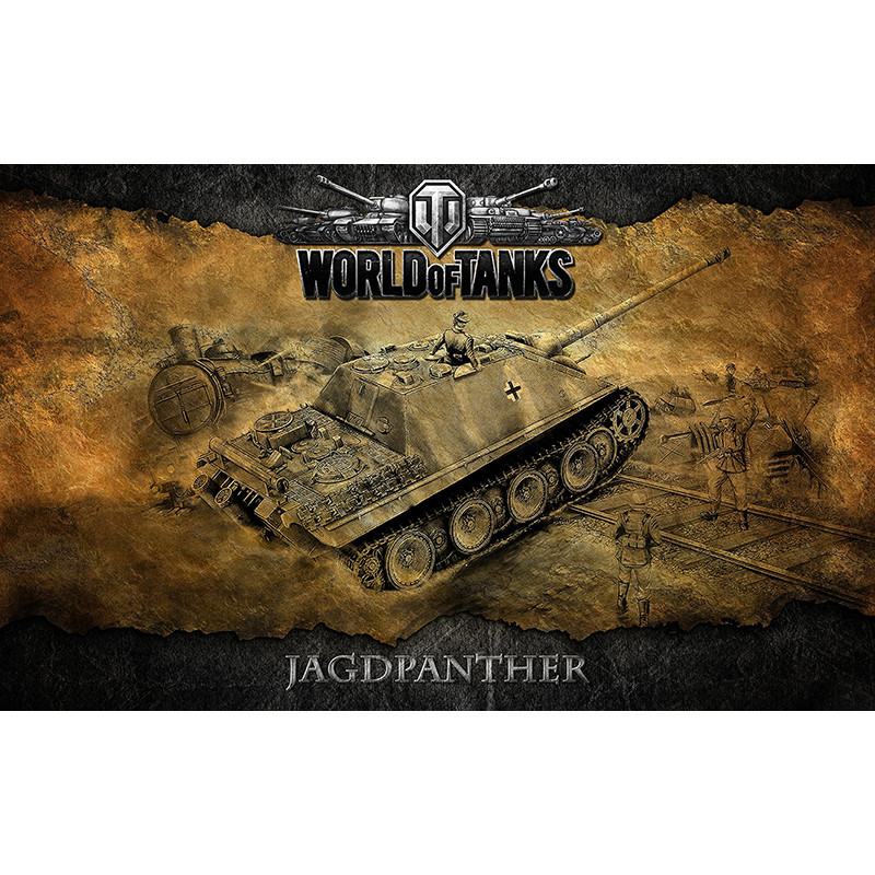 Баннер, плакат, постер «World of Tanks», JAGDPANTHER Баннер, плакат, постер «World of Tanks», JAGDPANTHER
