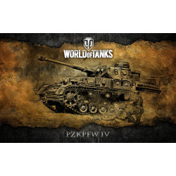 Банер, плакат, постер «World of Tanks», PzkPfw IV Банер, плакат, постер «World of Tanks», PzkPfw IV