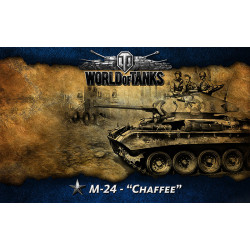 Банер, плакат, постер «World of Tanks», M-24 Chaffee Банер, плакат, постер «World of Tanks», M-24 Chaffee