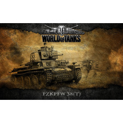 Банер, плакат, постер «World of Tanks», PzkPfw 38(T)
