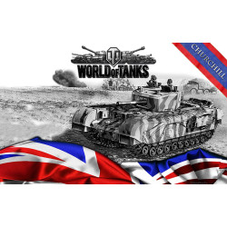 Баннер, плакат, постер «World of Tanks», Churchill. Вариант-02 Баннер, плакат, постер «World of Tanks», Churchill. Вариант-02