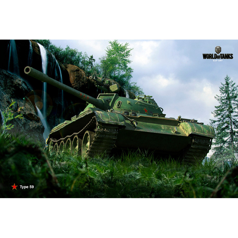 Банер, плакат, постер «World of Tanks», Т-59 Банер, плакат, постер «World of Tanks», Т-59