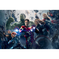 Баннер, плакат, постер «Мстители» (англ. The Avengers). Вариант-01 Баннер, плакат, постер «Мстители» (англ. The Avengers). Вариант-01