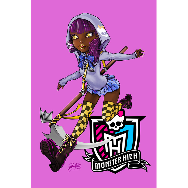 Банер, плакат, постер «Monster High» (укр. Школа Монстер Хай). Варіант-01 Банер, плакат, постер «Monster High» (укр. Школа Монстер Хай). Варіант-01