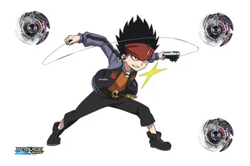 Баннер, плакат, постер «Бейблэйд» (англ. Beyblade). Вариант-07