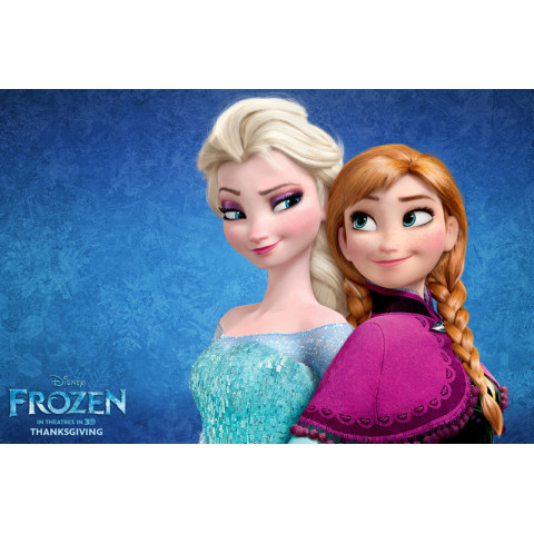Баннер, плакат, постер «Холодное сердце» (англ. Frozen). Вариант-04