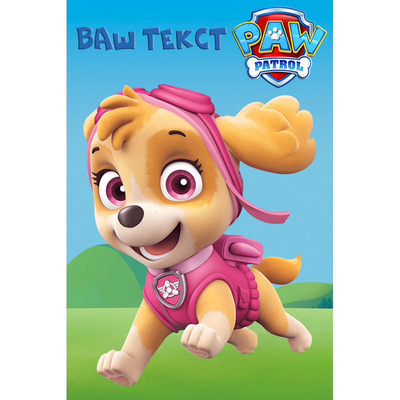 Баннер, плакат, постер «Щенячий патруль» (англ. PAW Patrol), Скай Баннер, плакат, постер «Щенячий патруль» (англ. PAW Patrol), Скай