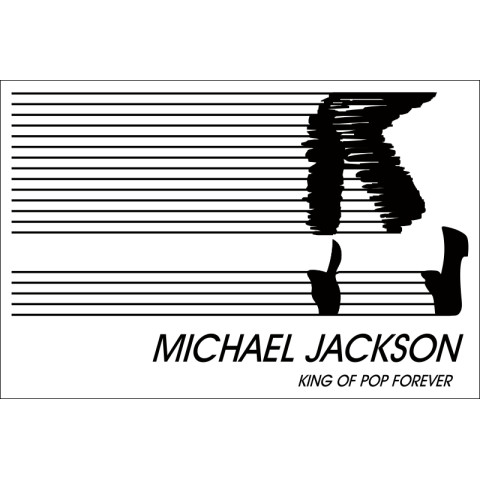 Банер, плакат Michael Jackson (укр. Майкл Джексон). Варіант-04