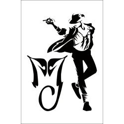 Банер, плакат Michael Jackson (укр. Майкл Джексон). Варіант-08 Банер, плакат Michael Jackson (укр. Майкл Джексон). Варіант-08