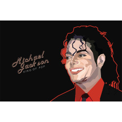 Банер, плакат Michael Jackson (укр. Майкл Джексон). Варіант-09 Банер, плакат Michael Jackson (укр. Майкл Джексон). Варіант-09