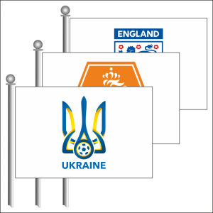 Прапори збірних команд з футболу Європи