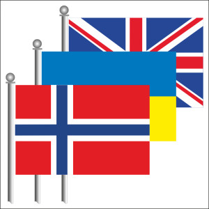 Прапори держав ЄВРОПИ