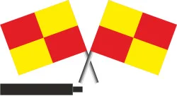 Прапорці футбольного арбітра. Варіант-01 Прапорці футбольного арбітра. Варіант-01