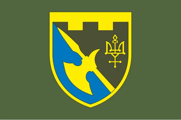 Флаг 376 ОБОО (отдельный батальон охраны и обслуживания) ВСУ. Вариант-03