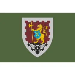 Флаг 1004 ОБОО (отдельный батальон охраны и обслуживания) ВСУ. Вариант-03 Флаг 1004 ОБОО (отдельный батальон охраны и обслуживания) ВСУ. Вариант-03