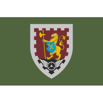 Флаг 1004 ОБОО (отдельный батальон охраны и обслуживания) ВСУ. Вариант-03