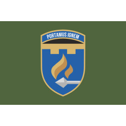 Флаг 11 ОБСпН (отдельный батальон специального назначения) ВСУ. Вариант-03 Флаг 11 ОБСпН (отдельный батальон специального назначения) ВСУ. Вариант-03