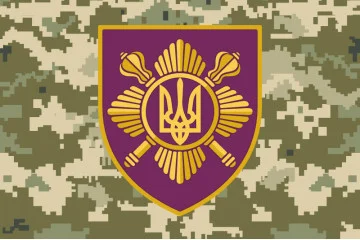 Прапор ОПБр (окрема президентська бригада) ЗСУ. Варіант-06