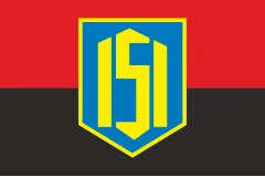 Флаг 151 ОМБр (отдельная механизированная бригада) ВСУ. Вариант-09