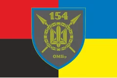 Флаг 154 ОМБр (отдельная механизированная бригада) ВСУ. Вариант-05