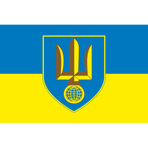 Флаг Интернационального легиона ТрО Украины. Вариант-05