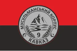 Флаг Мусульманского корпуса «Кавказ» ВСУ. Вариант-02 Флаг Мусульманского корпуса «Кавказ» ВСУ. Вариант-02