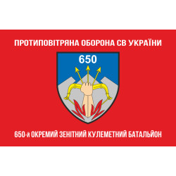 Флаг 650 ОЗПБ (отдельный зенитный пулеметный батальон) ВСУ. Вариант-04 Флаг 650 ОЗПБ (отдельный зенитный пулеметный батальон) ВСУ. Вариант-04