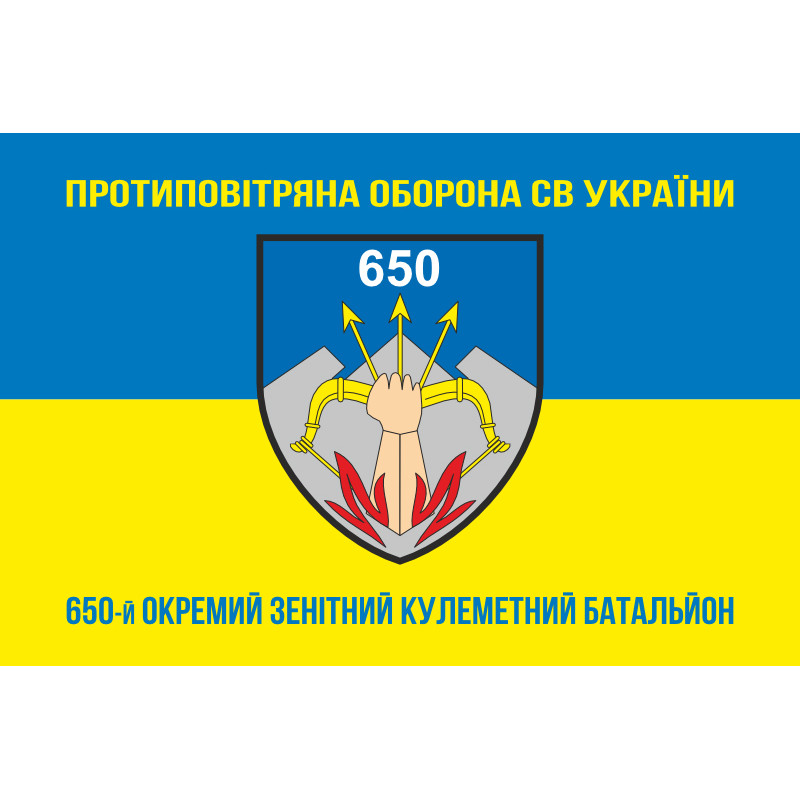 Флаг 650 ОЗПБ (отдельный зенитный пулеметный батальон) ВСУ. Вариант-06 Флаг 650 ОЗПБ (отдельный зенитный пулеметный батальон) ВСУ. Вариант-06
