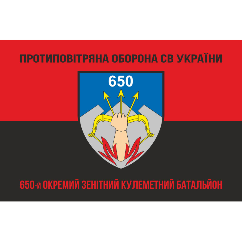 Флаг 650 ОЗПБ (отдельный зенитный пулеметный батальон) ВСУ. Вариант-08 Флаг 650 ОЗПБ (отдельный зенитный пулеметный батальон) ВСУ. Вариант-08