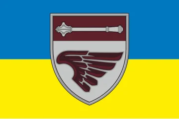 Флаг 135 ОБУ (отдельный батальон управления) ДШВ ВСУ. Вариант-10 Флаг 135 ОБУ (отдельный батальон управления) ДШВ ВСУ. Вариант-10