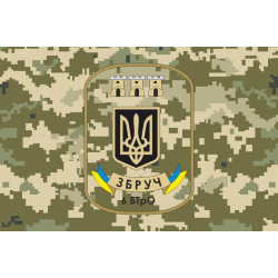 Прапор 6 БТрО (батальйон територіальної оборони) «Збруч» ЗСУ. Варіант-09