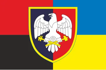 Прапор 31 ОРВП (окремий ремонтно-відновлювальний полк) ЗСУ. Варіант-05 Прапор 31 ОРВП (окремий ремонтно-відновлювальний полк) ЗСУ. Варіант-05