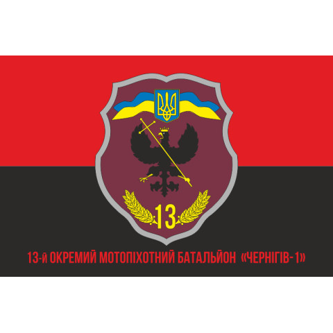 Прапор 14 ОМПБ (окремий мотопіхотний батальйон) «Черкаси» ЗСУ. Варіант-10