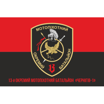 Флаг 14 ОМПБ (отдельный мотопехотный батальон) «Черкассы» ВСУ. Вариант-16 Флаг 14 ОМПБ (отдельный мотопехотный батальон) «Черкассы» ВСУ. Вариант-16