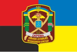 Прапор 15 ОМБр (окрема механізована бригада) ЗСУ. Варіант-07