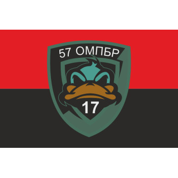 Флаг 17 ОМПБ (отдельный мотопехотный батальон) «Кировоград» ВСУ. Вариант-16